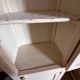 White 2-door bonnet cabinet