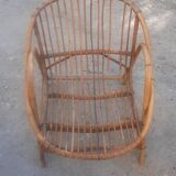 Rattan and bamboo garden furniture