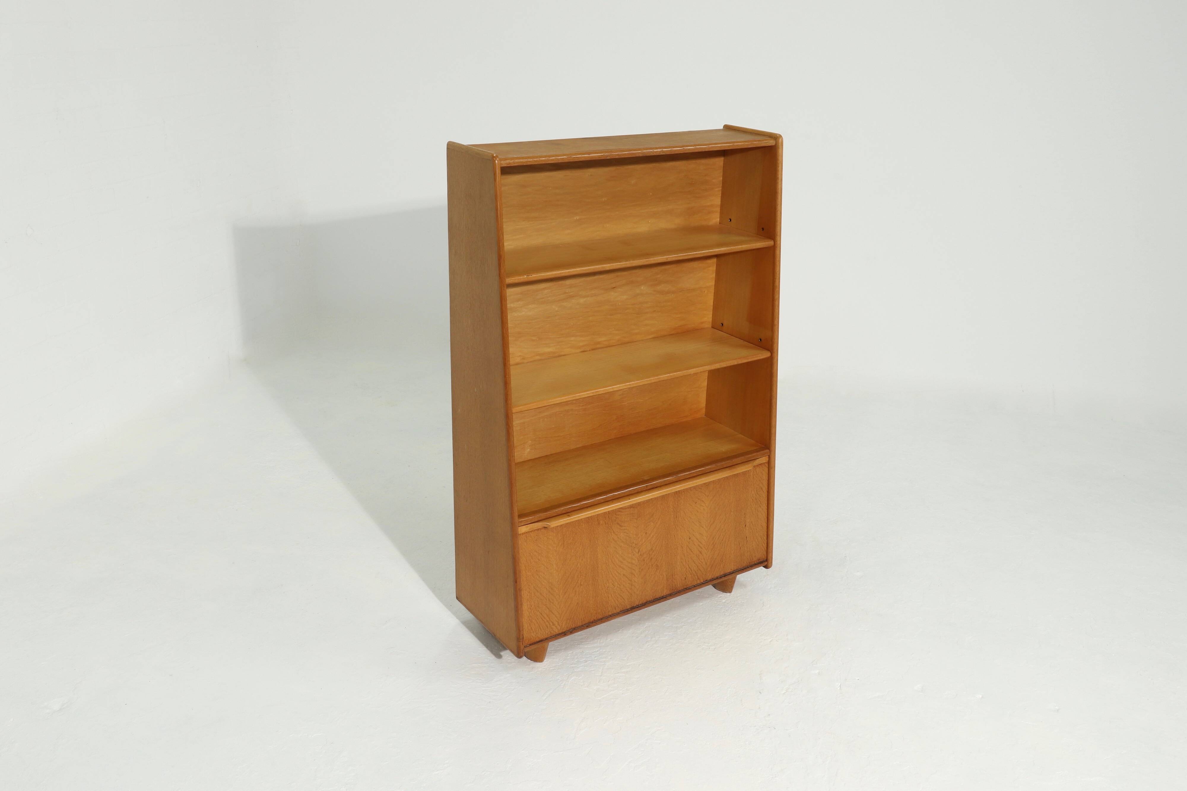 Oak Series Bookcase Model BE04 by Cees Braakman for Pastoe 1950s