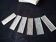Set of 6 knife holders in Plexiglass Art Deco Style
