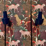 Pair of 1950s Scandinavian design wall lights.