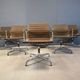 Pair of vintage Eames for Herman Miller EA108 alu range office/desk chairs, 1980
