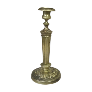 bougeoir en bronze doré