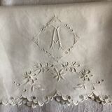 Baby sheet marked "A" 81x120cm