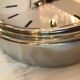 Industrial clock lepaute polished edges rounded 31 cm