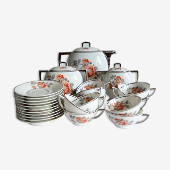 Unique Limoges porcelain tea set