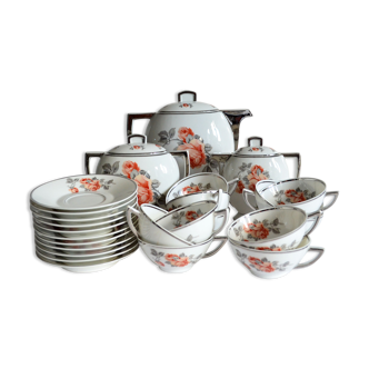 Unique Limoges porcelain tea set