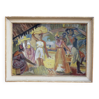 Peinture à grande échelle du marché des produits