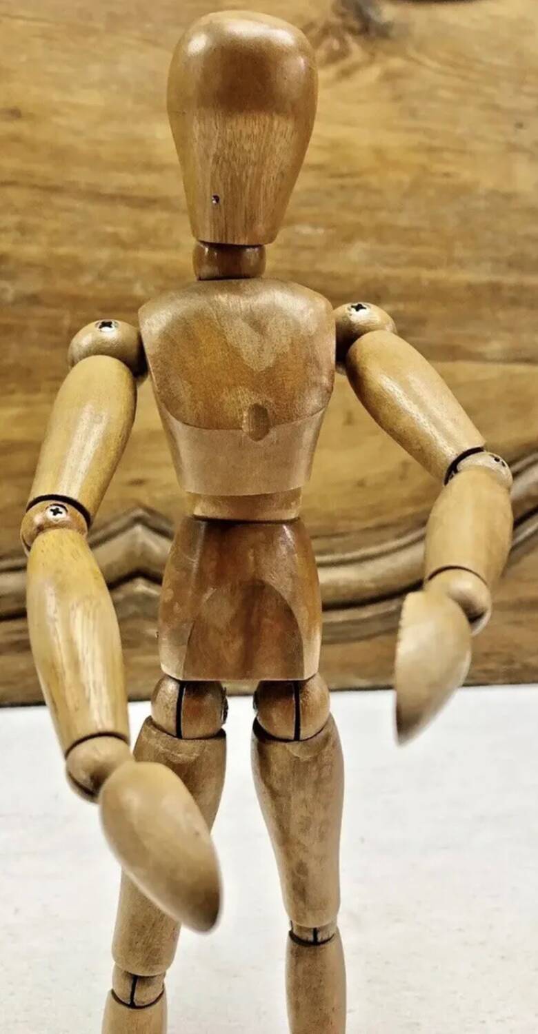 Former artist's studio mannequin