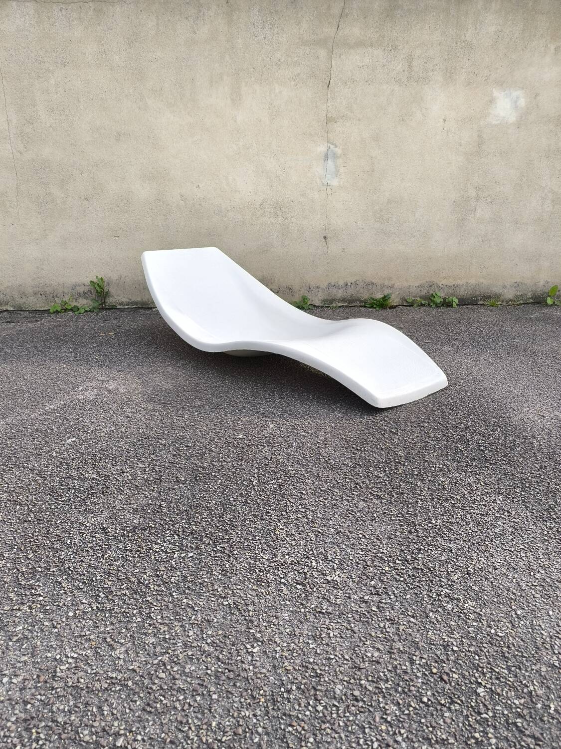 Fiberglass deckchair 1960