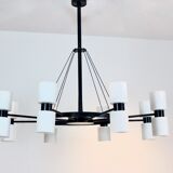 Zonnewende sixteen light chandelier by JW Bosman for Raak Amsterdam 1965