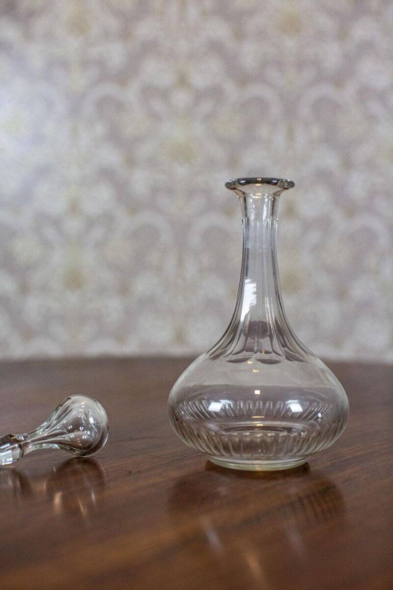 Decorative Crystal Liquor Decanter, 1930s