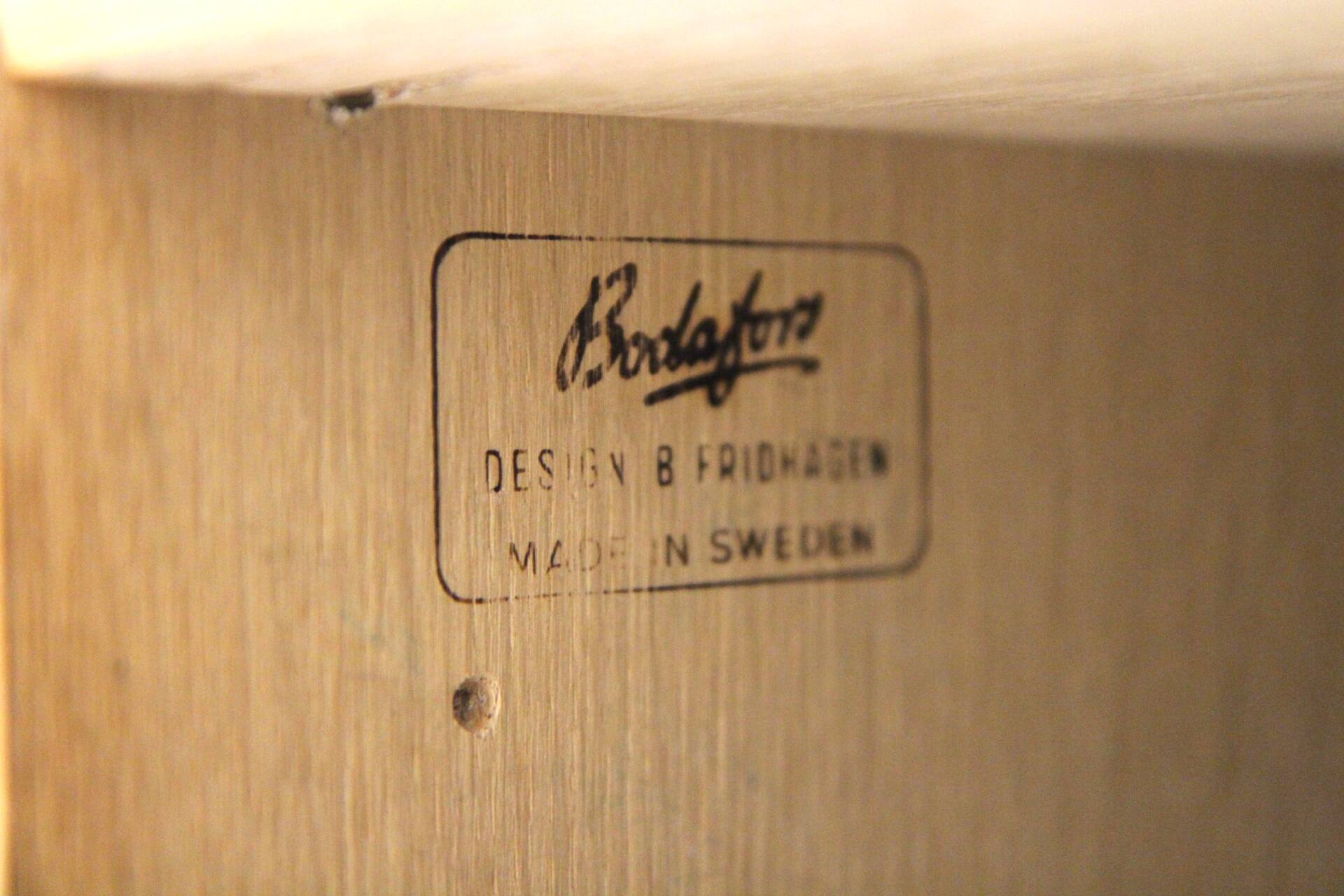 Scandinavian chest of drawers by Bertil Fridhagen for Bodafors, Sweden, 1960