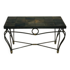 Table basse fer forgé