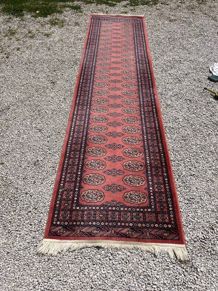 Very large hallway carpet.