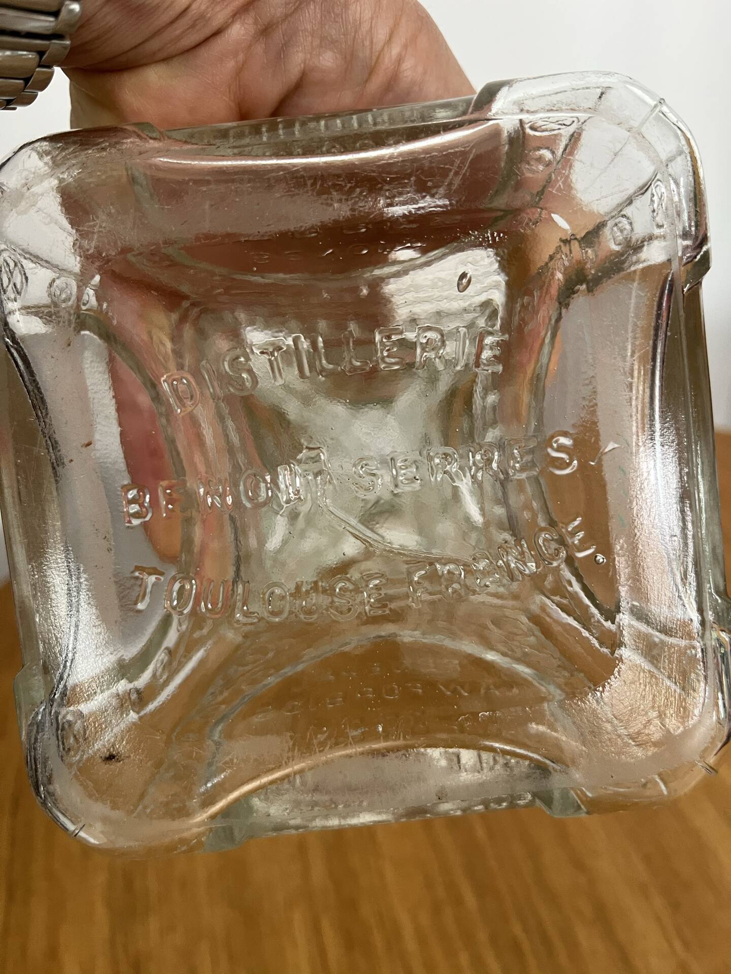 Vintage liqueur bottle "Eiffel Tower"