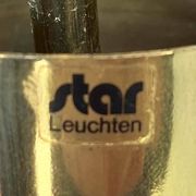 German vintage brass chandelier by Star Leuchten, 1970s.