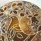 Enamelled ceramic plate, signed Bernard Buffat design from the 60s/70s