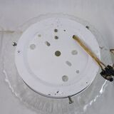 Authentic vintage french ceiling light from the 1960s, pat angem.