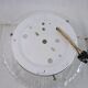 Authentic vintage french ceiling light from the 1960s, pat angem.