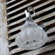 Wall light mounted Lantern old, glass and chrome