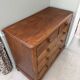 Large Victorian English mahogany chest of drawers (renovated)