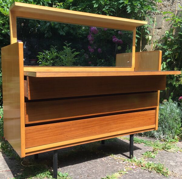 Coiffeuse - Commode Joseph André Motte Édition Charron 1954