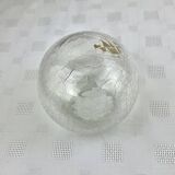 Small vintage glass ball vase Glashütte Rheinpfalz