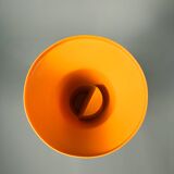 Space Age Stools and Table Set – Orange & White Plastic, Vintage Italian St