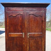 Louis Philippe wardrobe in solid walnut