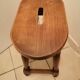 Antique rustic wooden stool