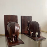 Elephant bookends