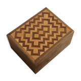 Wooden box and marquetry