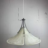 Acrylic Murano style clover pendant hanging lamp, Cosack Leuchten, 1970s
