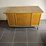 Teacher's desk and chair