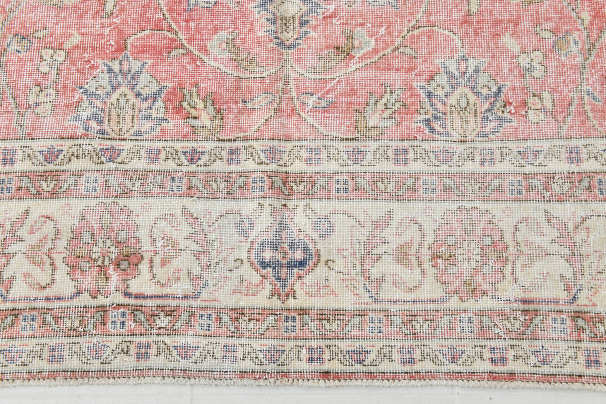 7x10 Dusty Red Persian Area Rug, 205x322Cm