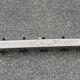 Solid wood and steel coat rack with 5 hooks