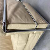 Fauteuils clubs en cuir blanc LC2 par Le Corbusier pour Cassina