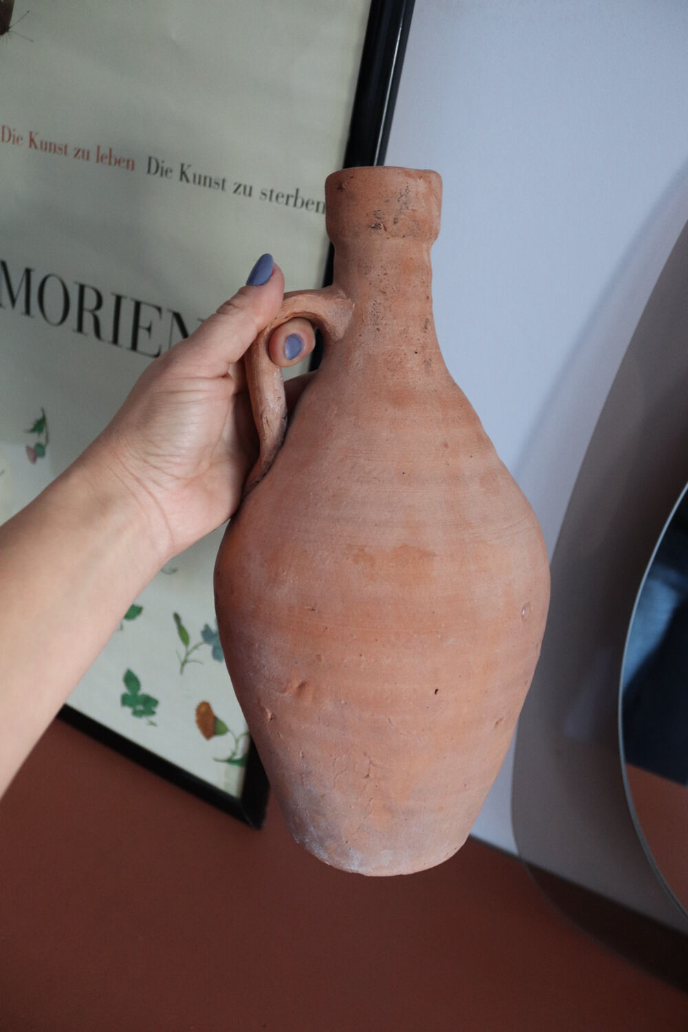 Ancient terracotta cradle