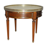 Coffee hot water bottle table in mahogany and brass XX