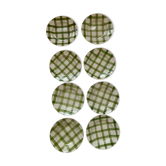 Ensemble de 8 assiettes Moulin des loups