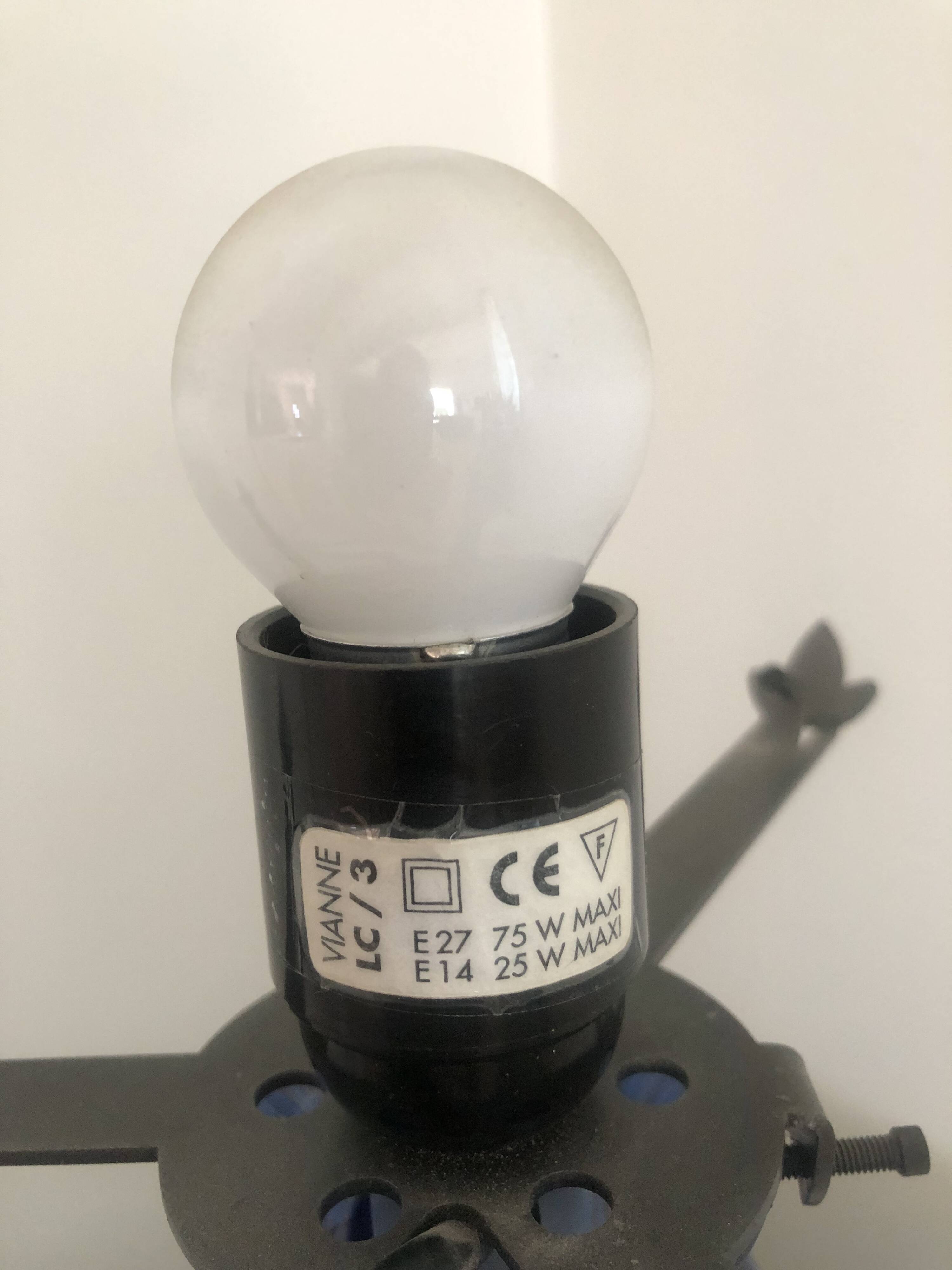 Lampe champignon Verrerie de Vianne