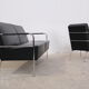 Leather sofa & armchair by Gunilla Allard 1990's
