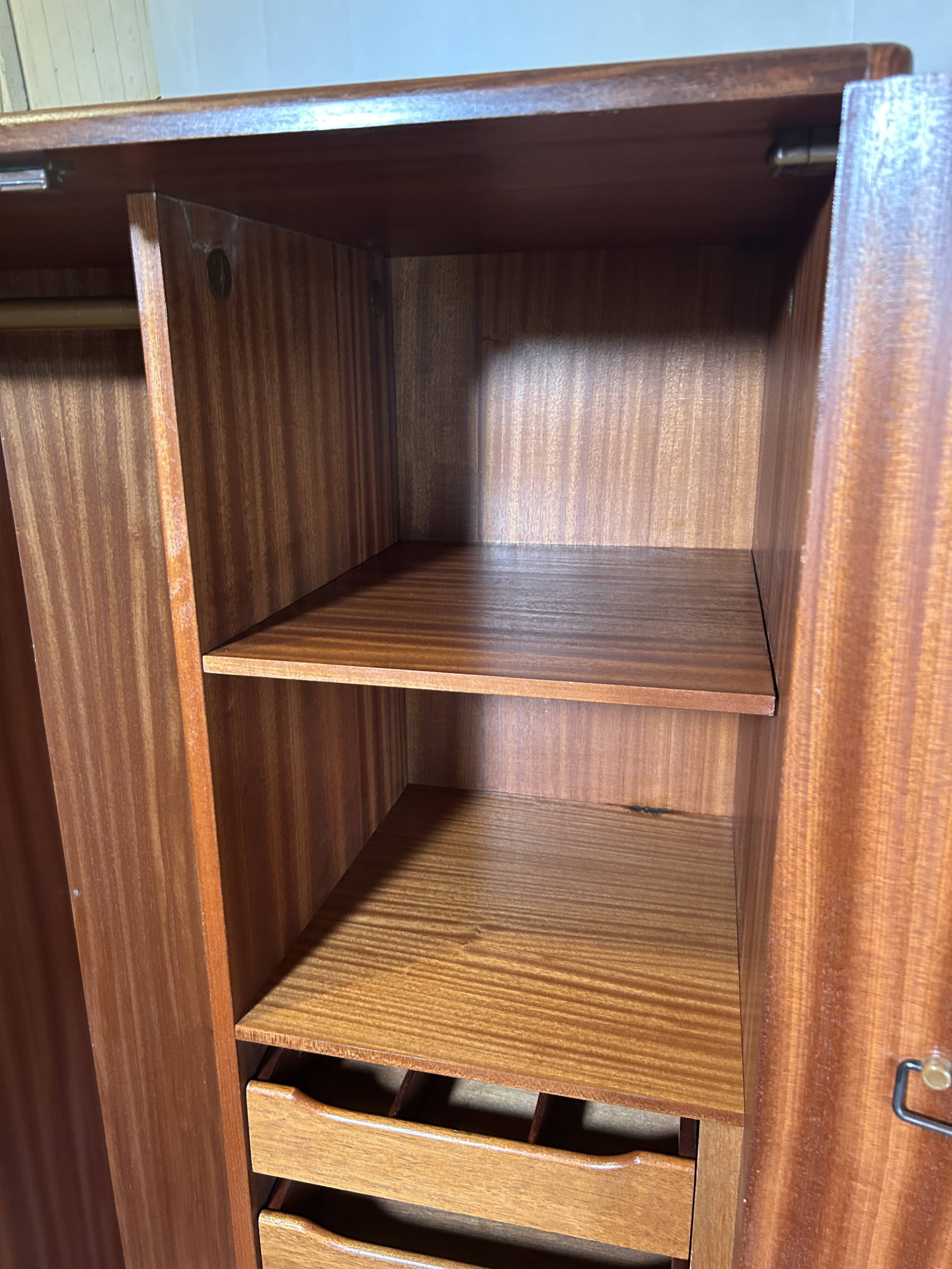 Mid-Century Retro Vintage Teak Wardrobe by GPlan – Fresco Range 1960s