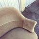 Vintage toad sofa in light taupe velvet