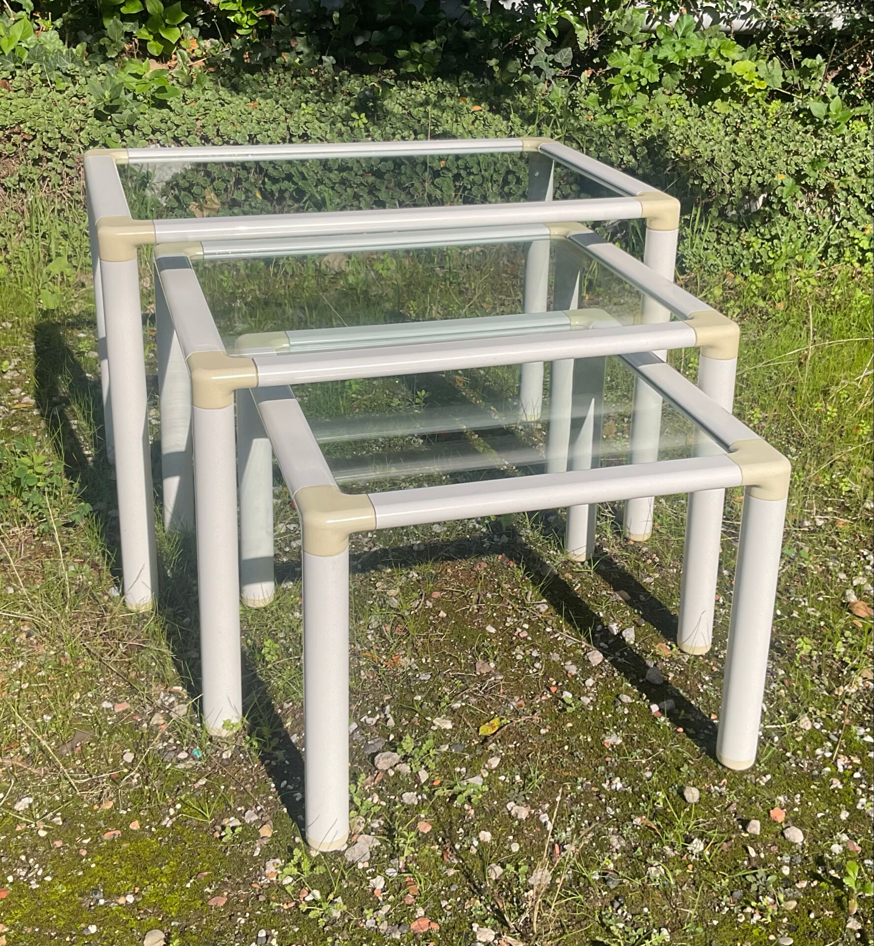 Set of 3 nesting tables from the 1970s.