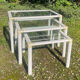 Set of 3 nesting tables from the 1970s.