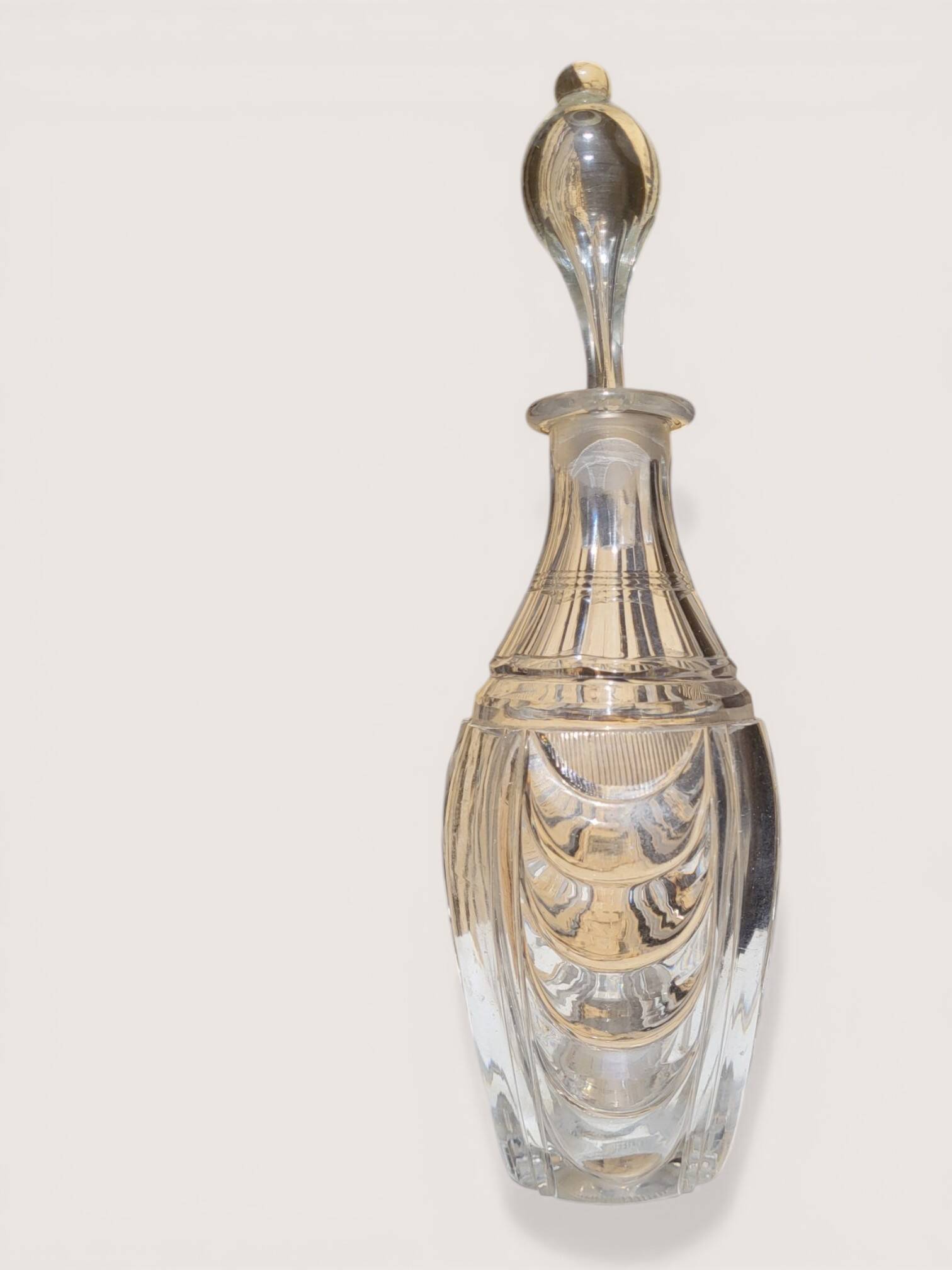 Art Deco glass bottle