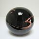 ball paperweight black and coppery glass paste Bob le Bleis glassware Maure Old vintage