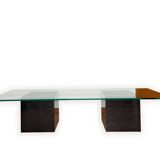 Table basse en verre